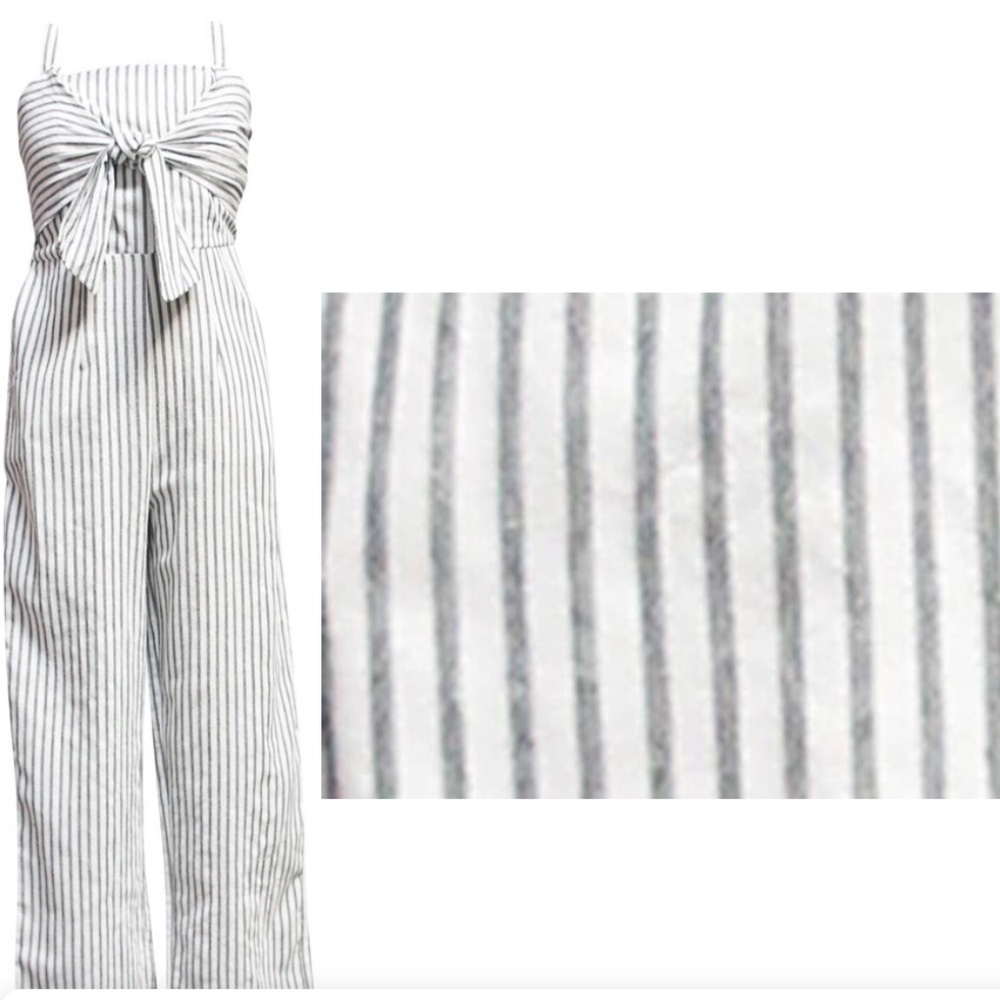 Ava & Yelly-Yarn Dye Knot Jumpsuit (big girls) size 12